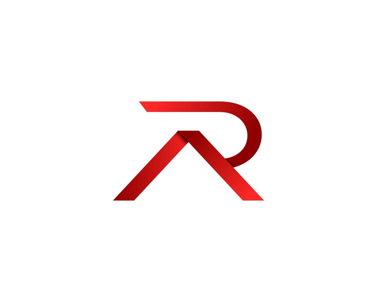 Initial Letter AR Logo Template Design vector