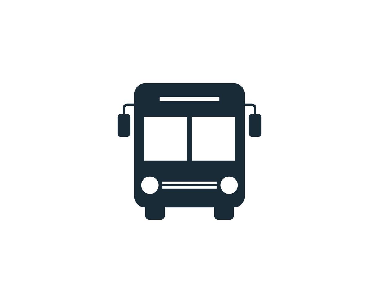 Bus, Transportation Icon Vector Logo Template Illustration Design