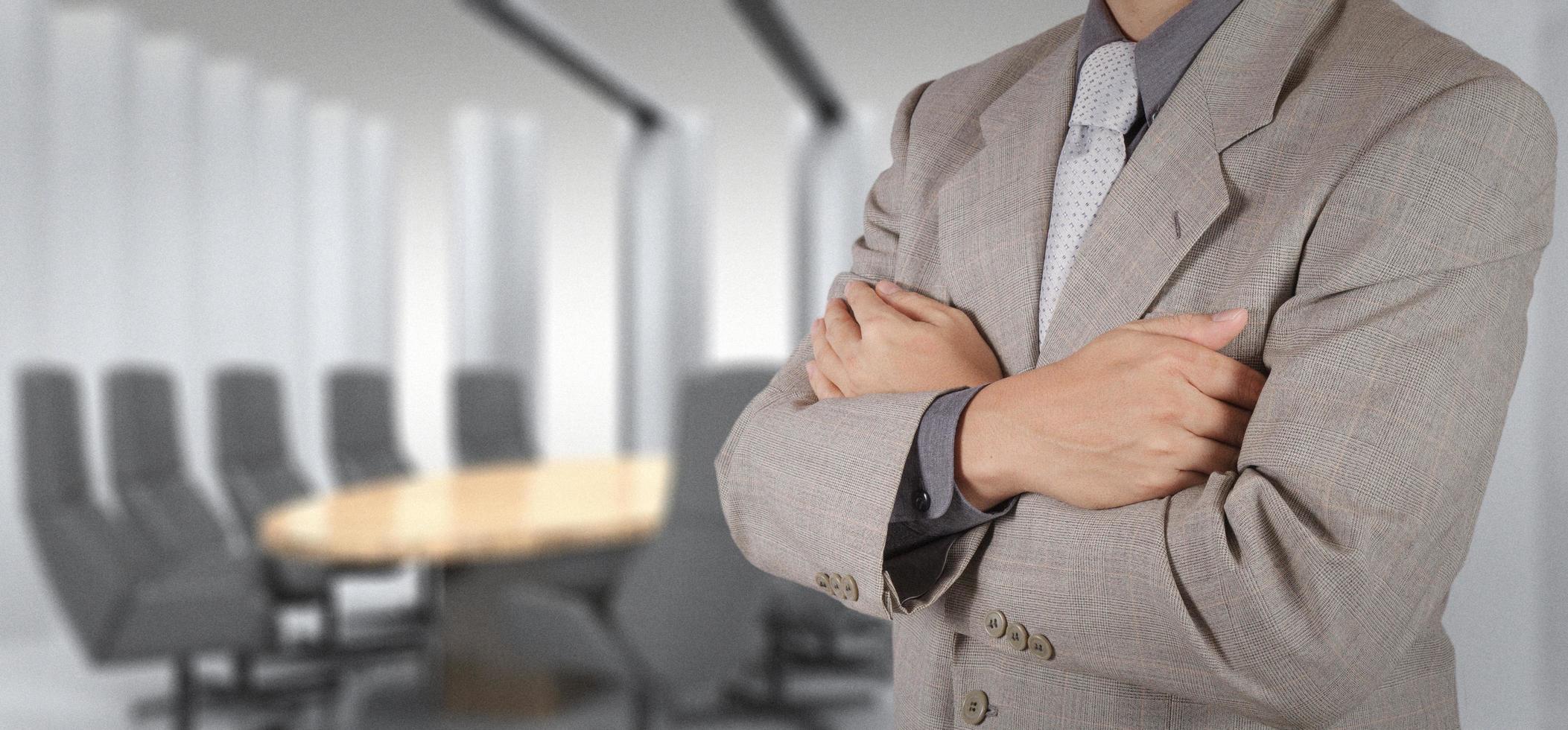 businessman success with his board room photo