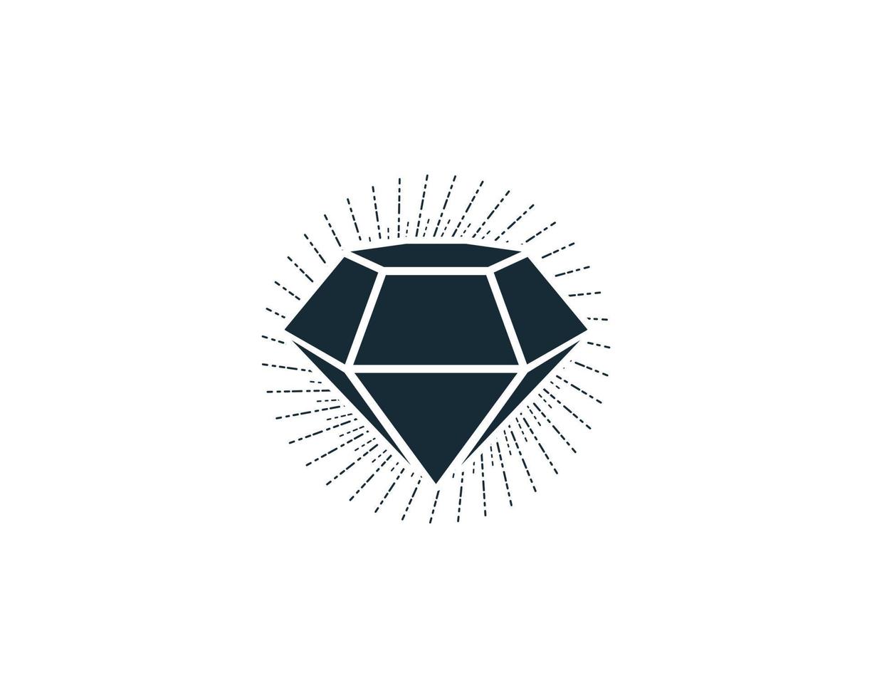 Diamond Stone Icon Design Template Elements vector