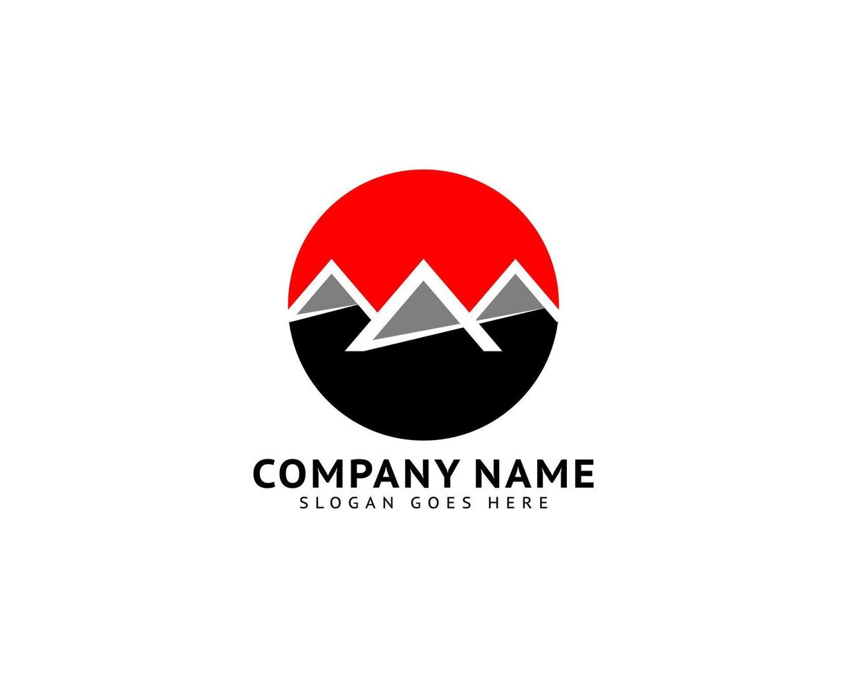 Initial Letter AAA Logo Icon Design Template vector