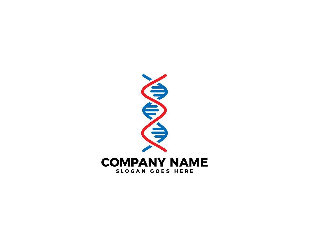 DNA Logo Icon Design Vector