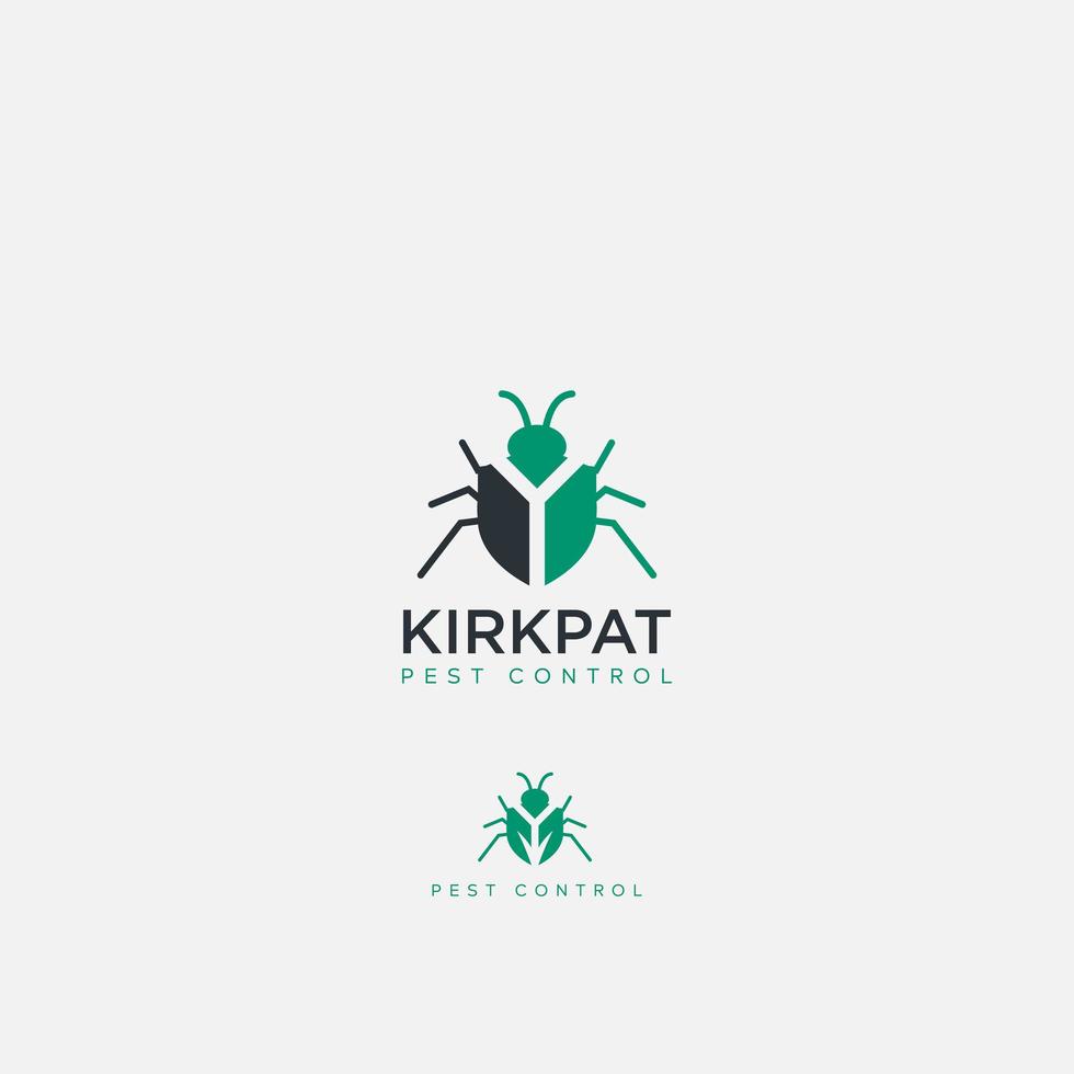 insect repellent logo simple and modern vector