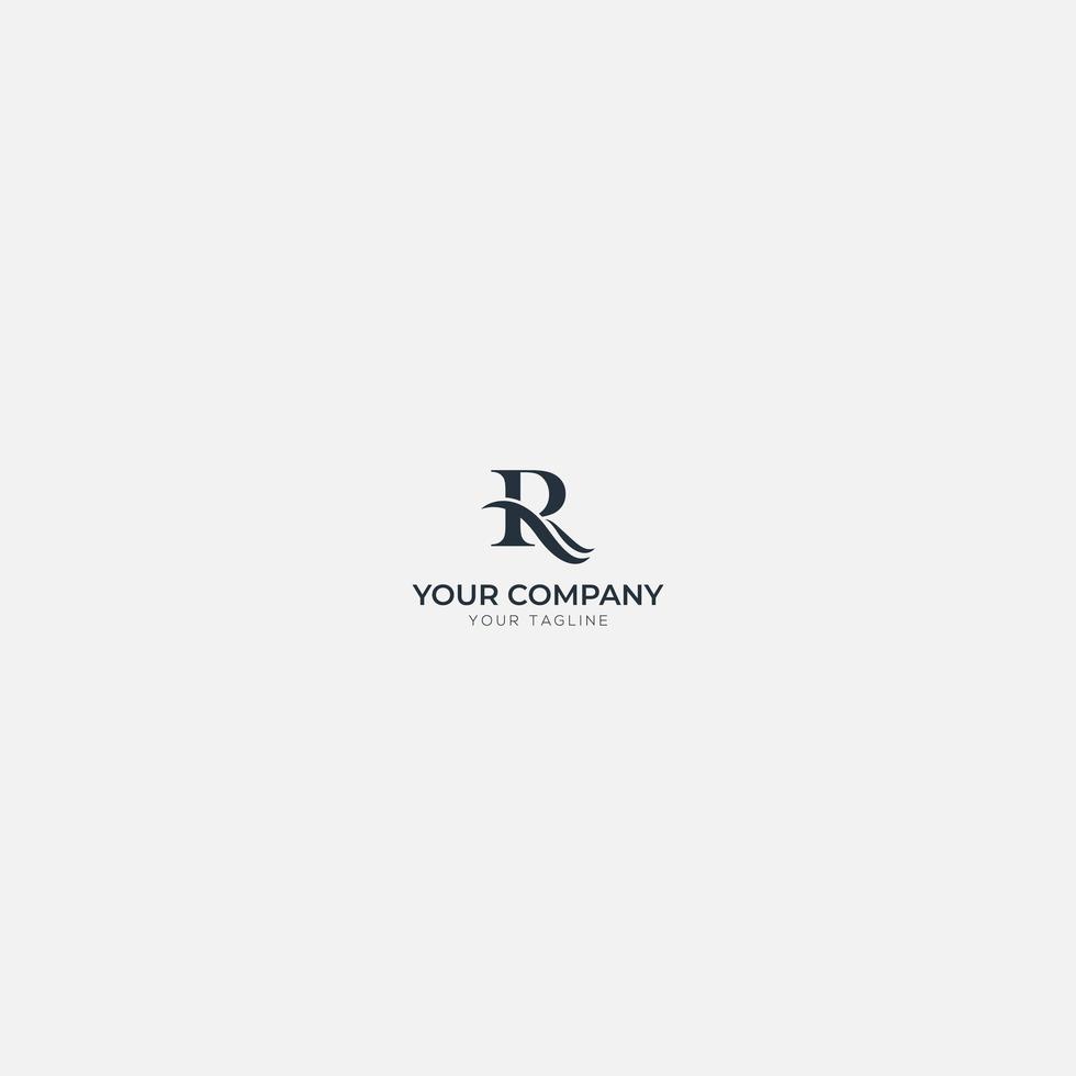 Wave and letter e logo simple vector