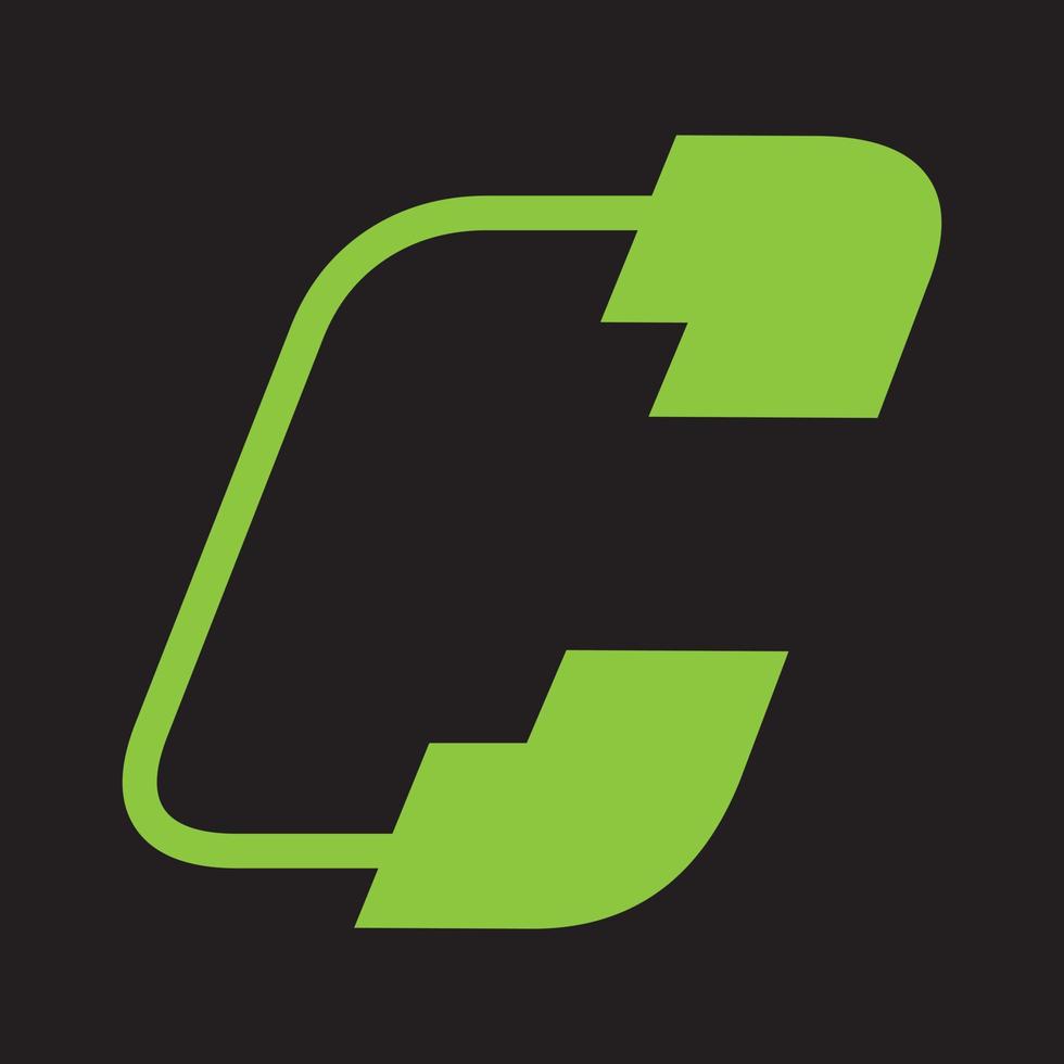 elementos de plantilla de diseño de icono de logotipo de letra c. vector