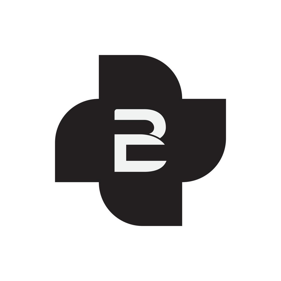 alphabet letters icon logo CB or BC vector