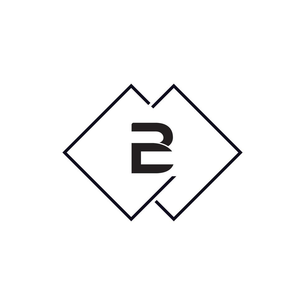 alphabet letters icon logo CB or BC vector