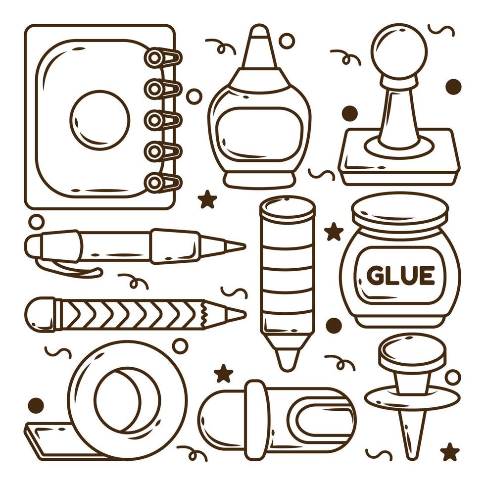 conjunto de elementos escolares kawaii dibujados a mano dibujos animados doodle paquete para colorear 5303371 Vector en Vecteezy conjunto de elementos escolares kawaii dibujados a mano dibujos animados doodle paquete para colorear 5303371 Vector en Vecteezy