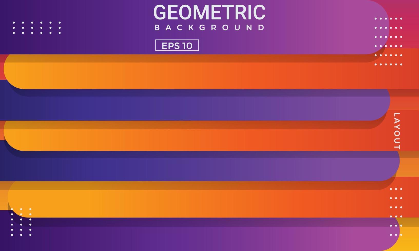 Illustration vector graphic of colorful gradient geometric background. Perfect for copybook brochures, school books, Notebook paper, book, magazine template.