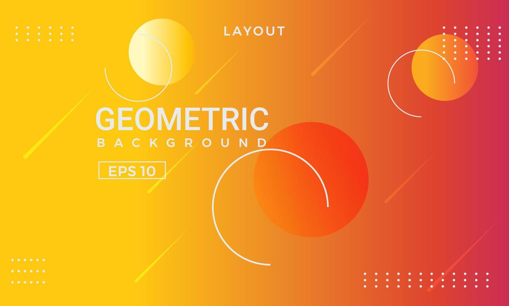 Illustration vector graphic of minimalist colorful orange gradient geometric background. Perfect for copybook brochures, school books, Notebook paper, book, magazine template.