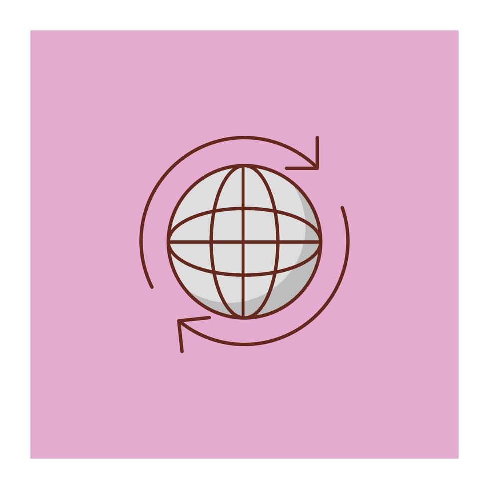 global Vector illustration on a background. Premium quality symbols. Vector Line Flat color  icon for concept and graphic design.