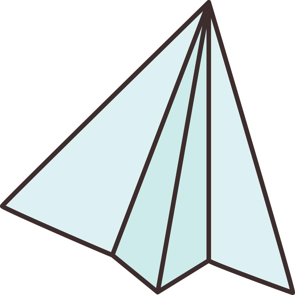 Ilustración de vector de papel sobre un fondo transparente. símbolos de primera calidad. icono de color plano de línea vectorial para concepto y diseño gráfico.