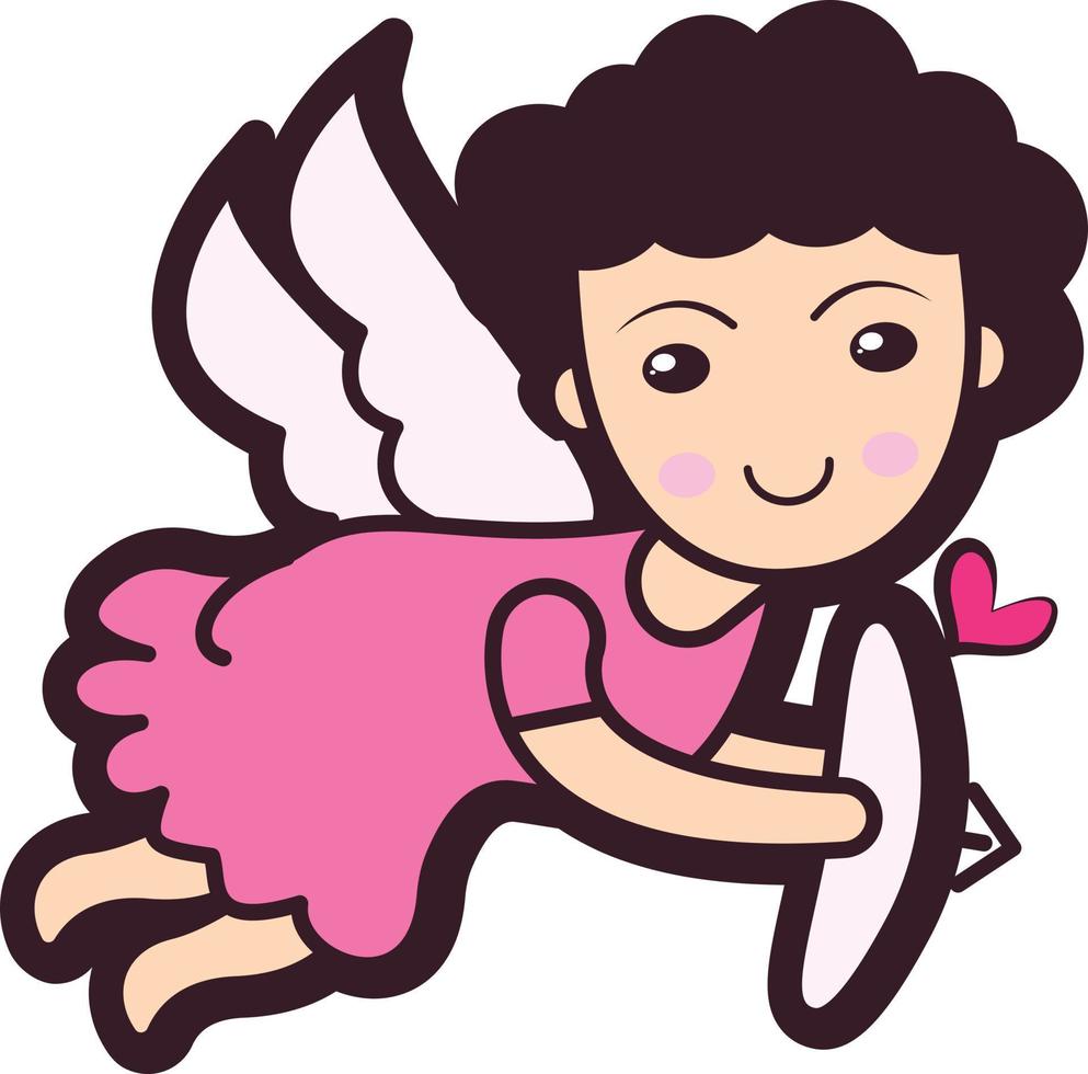 angel Vector illustration on a transparent background. Premium quality symbols. Vector Line Flat color  icon for concept and graphic design.