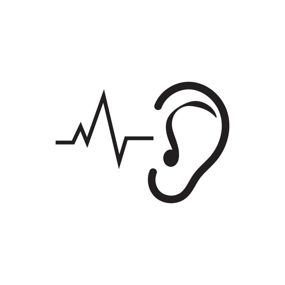 Hearing Logo Template vector icon design