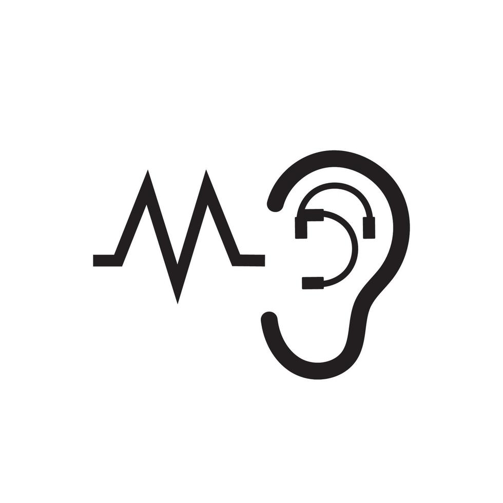 Hearing Logo Template vector icon design