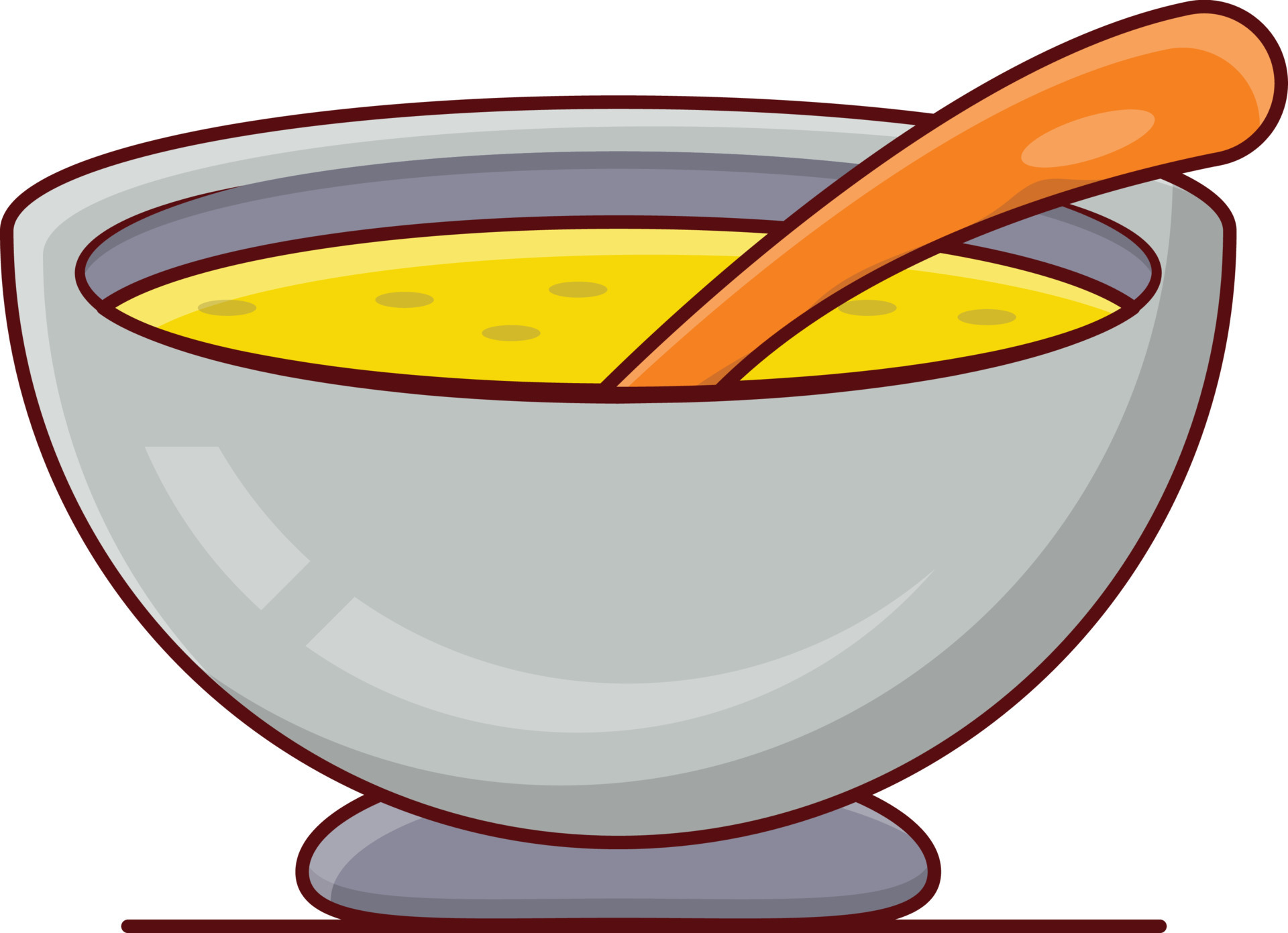 soup Vector illustration on a transparent background. Premium quality