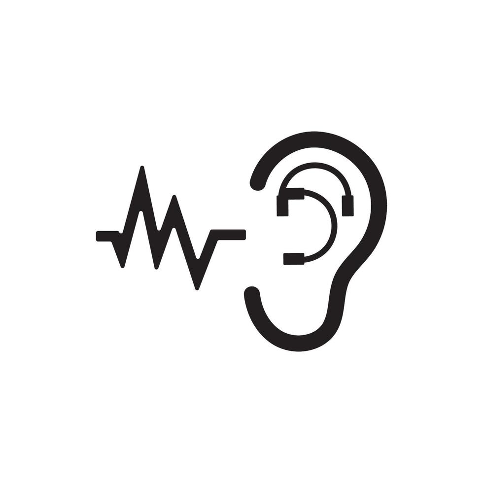 Hearing Logo Template vector icon design