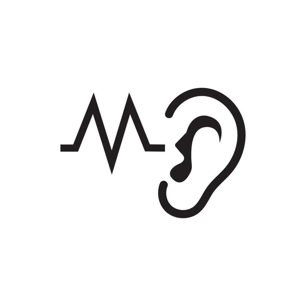 Hearing Logo Template vector icon design