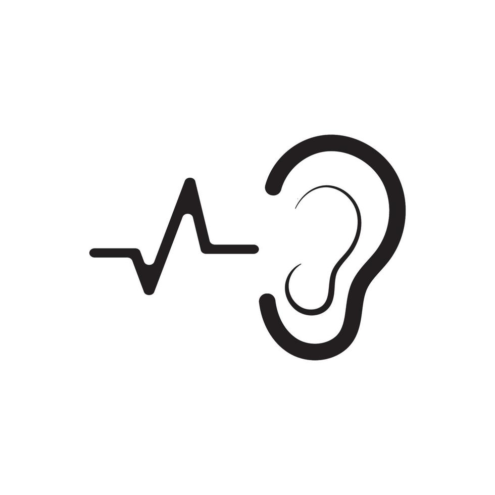 Hearing Logo Template vector icon design