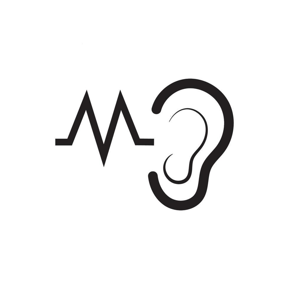 Hearing Logo Template vector icon design