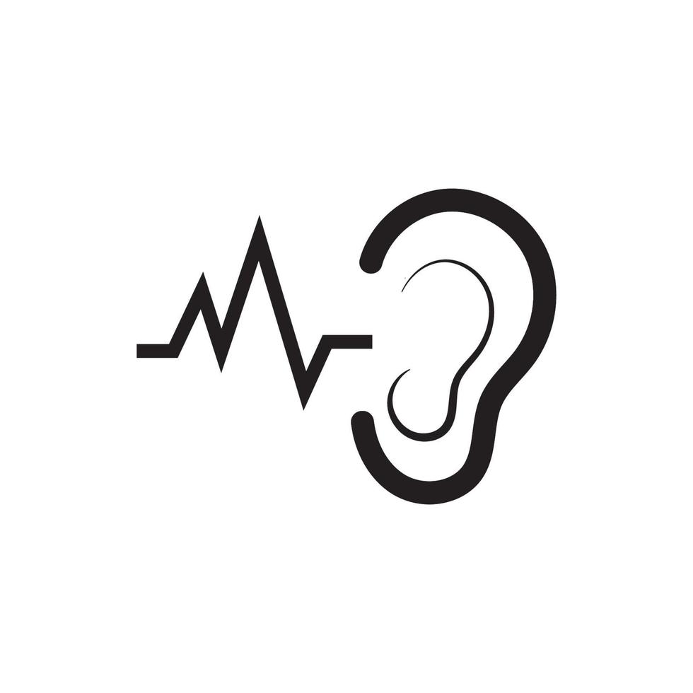 Hearing Logo Template vector icon design