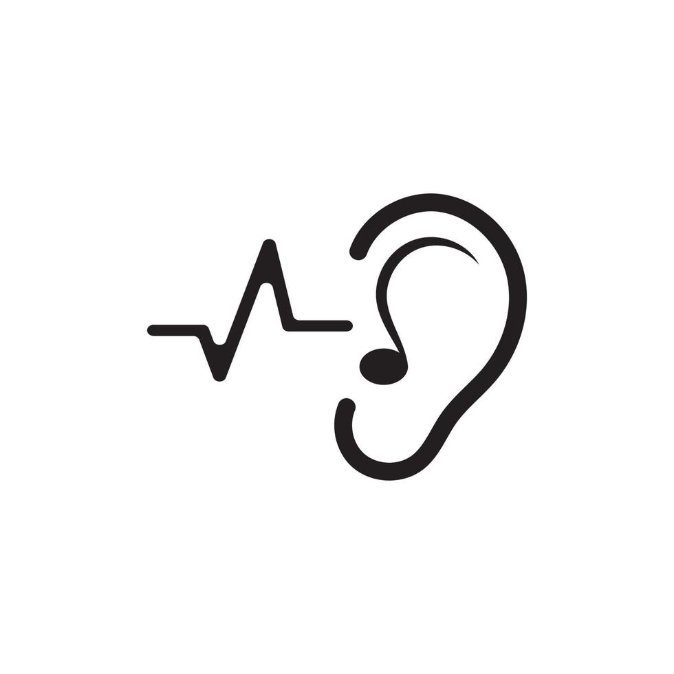 Hearing Logo Template vector icon design