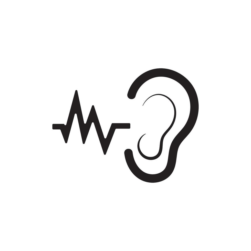 Hearing Logo Template vector icon design