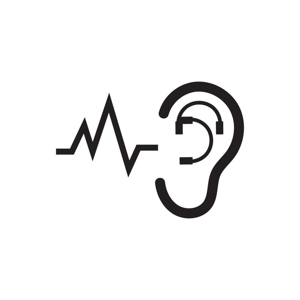 Hearing Logo Template vector icon design