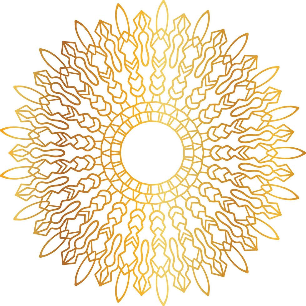 golden mandala design, royal look and design art, vintage, traditional vector