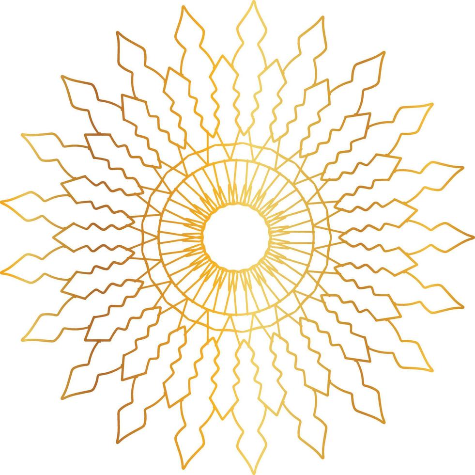 golden mandala design, royal look and design art, vintage, traditional vector