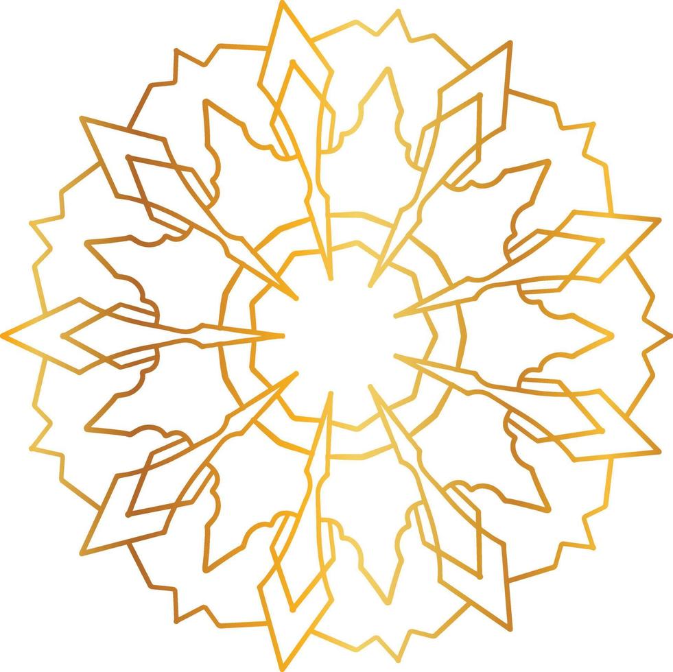 golden mandala design, royal look and design art, vintage, traditional vector
