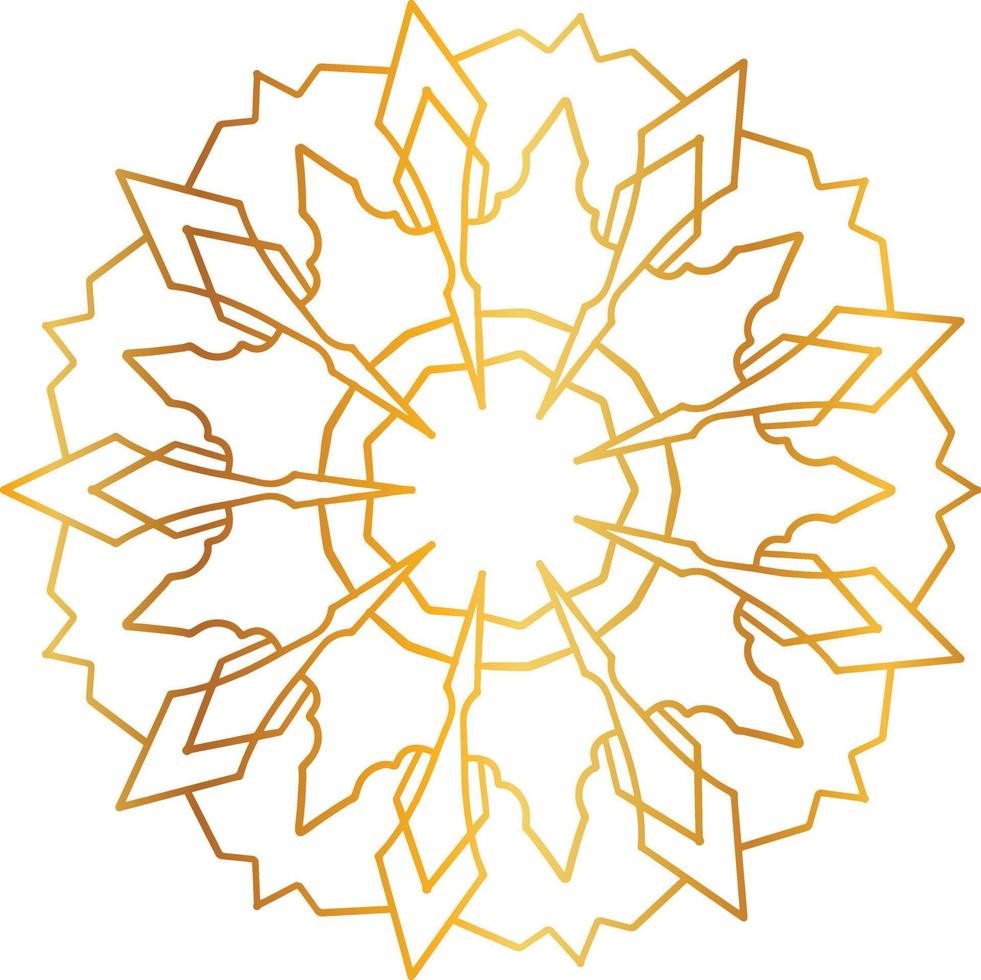 golden mandala design, royal look and design art, vintage, traditional vector