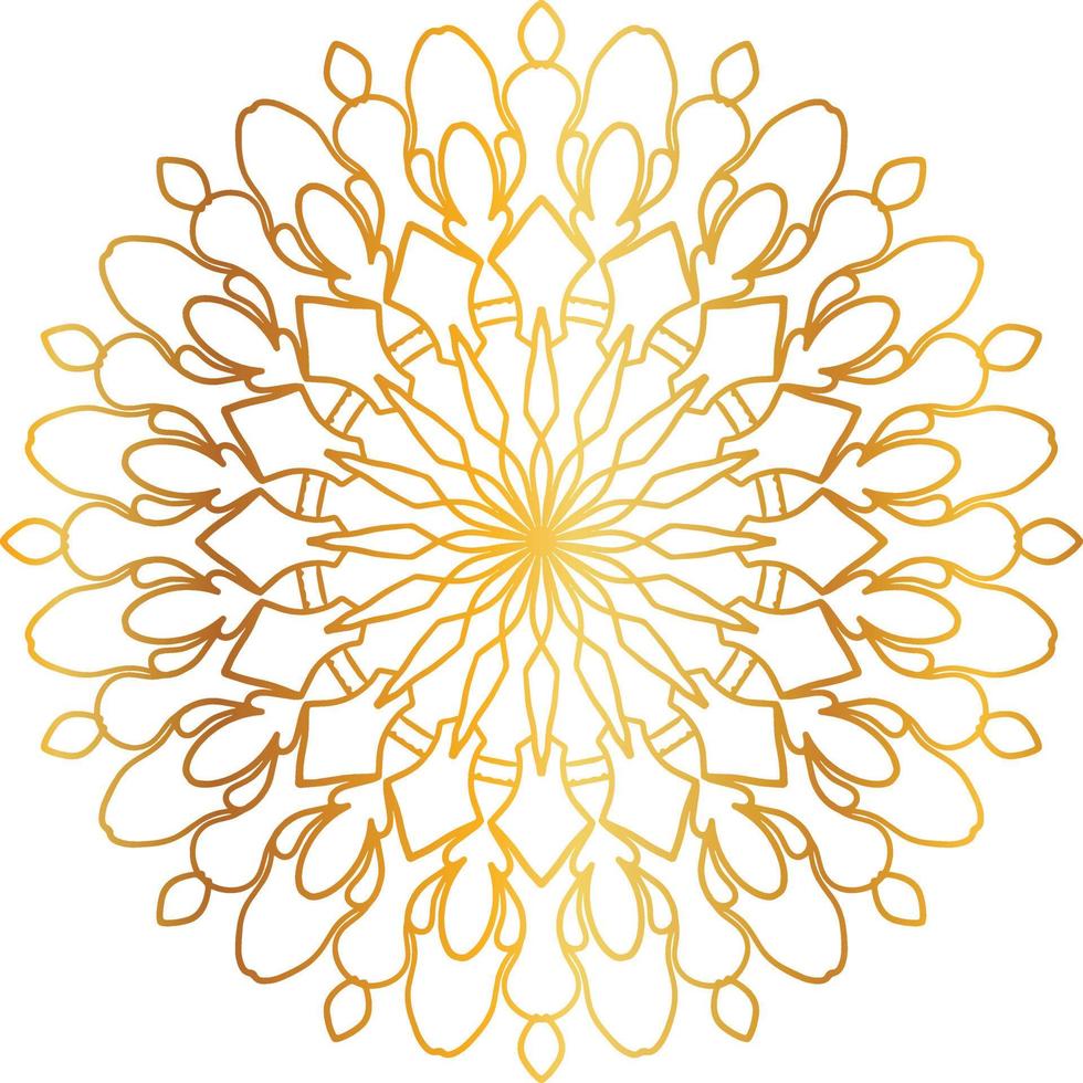 golden mandala design, royal look and design art, vintage, traditional vector