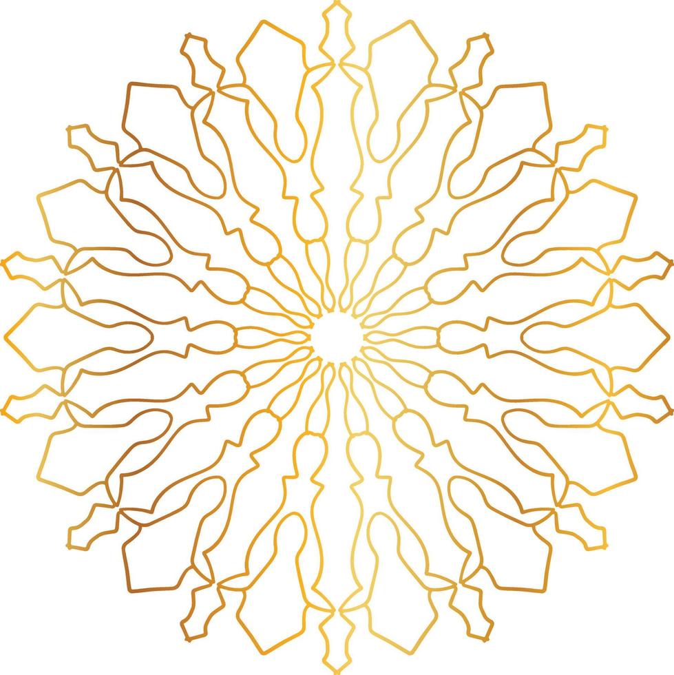 golden mandala design, royal look and design art, vintage, traditional vector