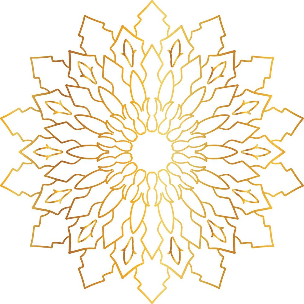 golden mandala design, royal look and design art, vintage, traditional vector