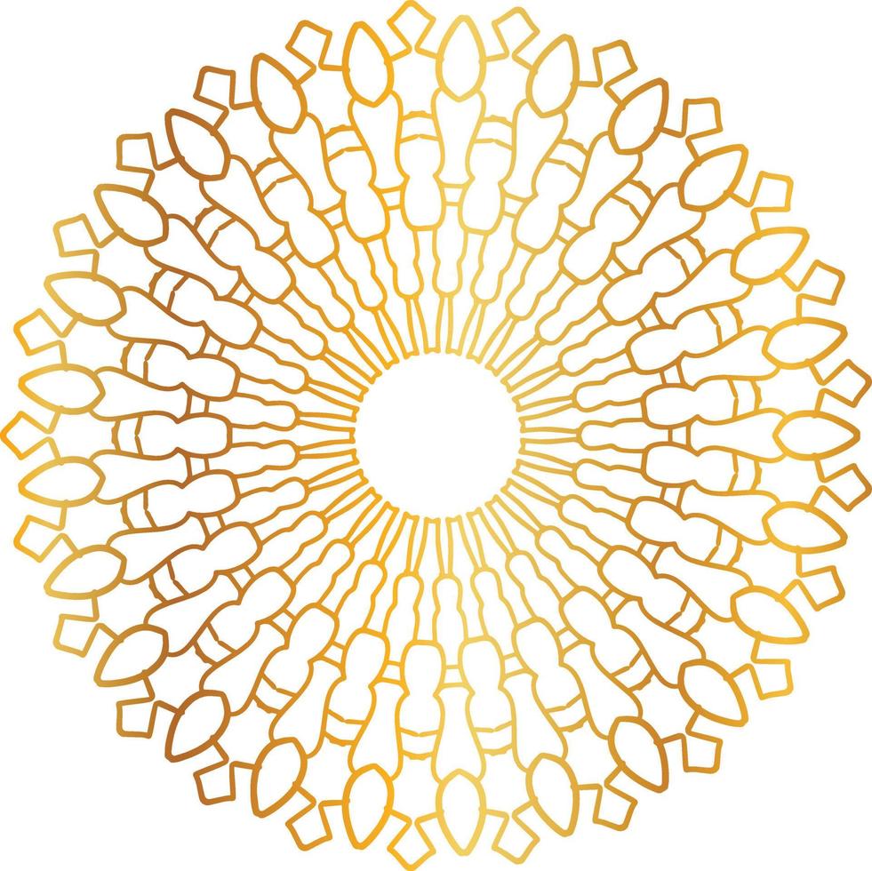 golden mandala design, royal look and design art, vintage, traditional vector