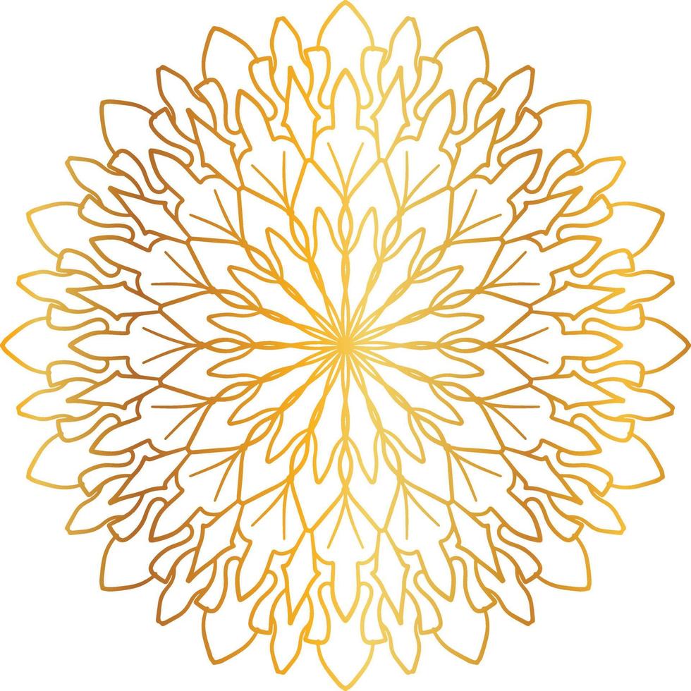 golden mandala design, royal look and design art, vintage, traditional vector