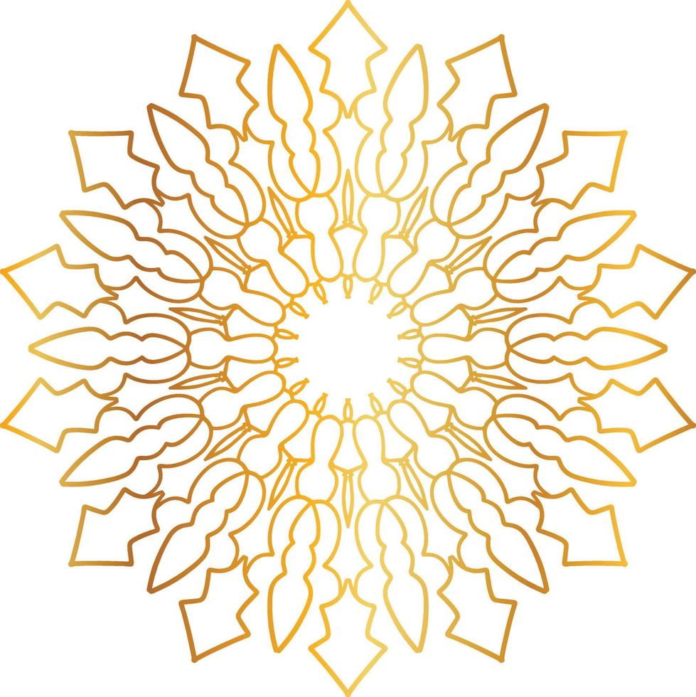 golden mandala design, royal look and design art, vintage, traditional vector