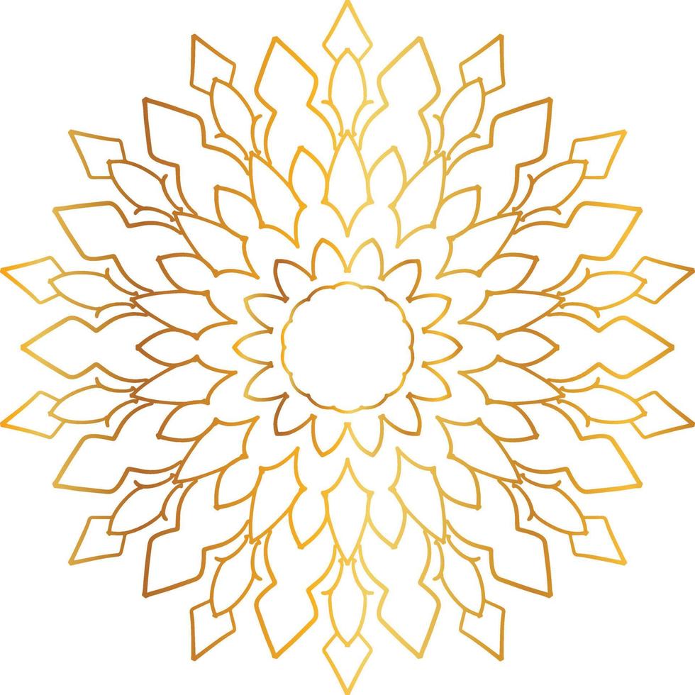 golden mandala design, royal look and design art, vintage, traditional vector