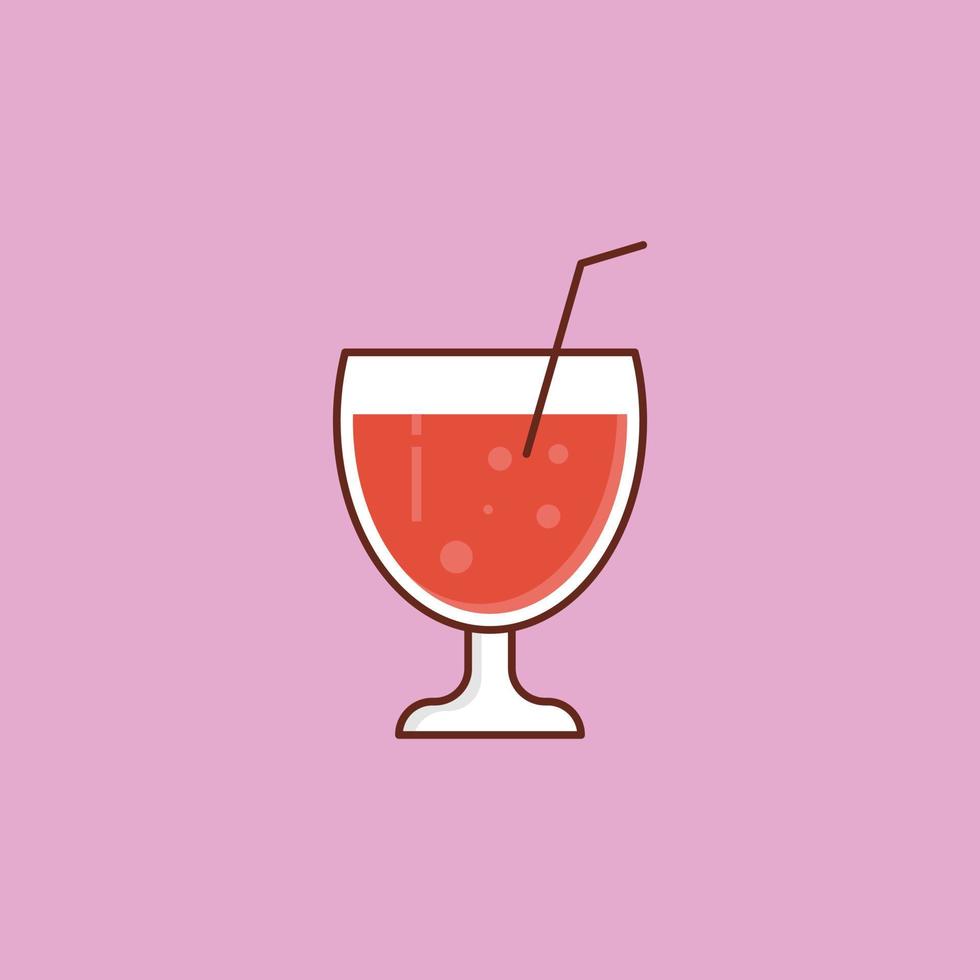 Ilustración de vector de vino sobre un fondo. símbolos de primera calidad. icono de color plano de línea vectorial para concepto y diseño gráfico.