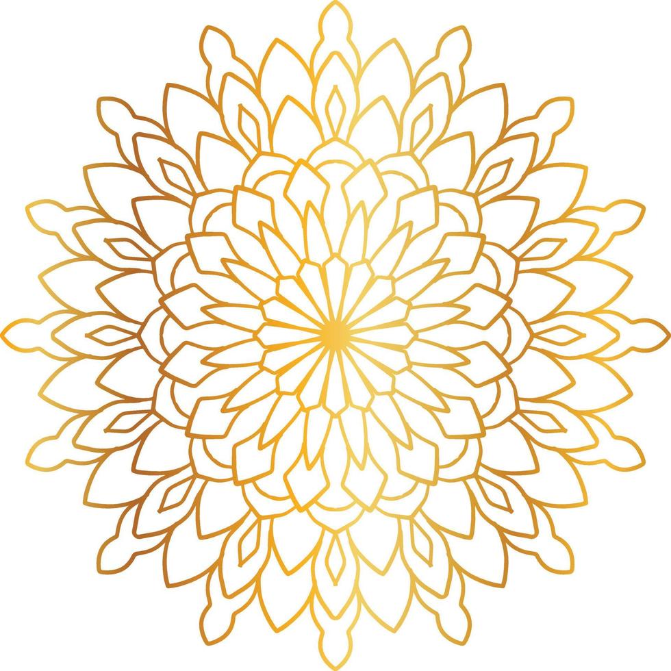 golden mandala design, royal look and design art, vintage, traditional vector