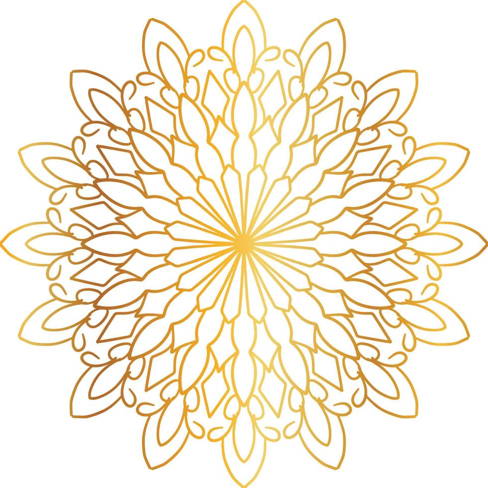 golden mandala design, royal look and design art, vintage, traditional vector