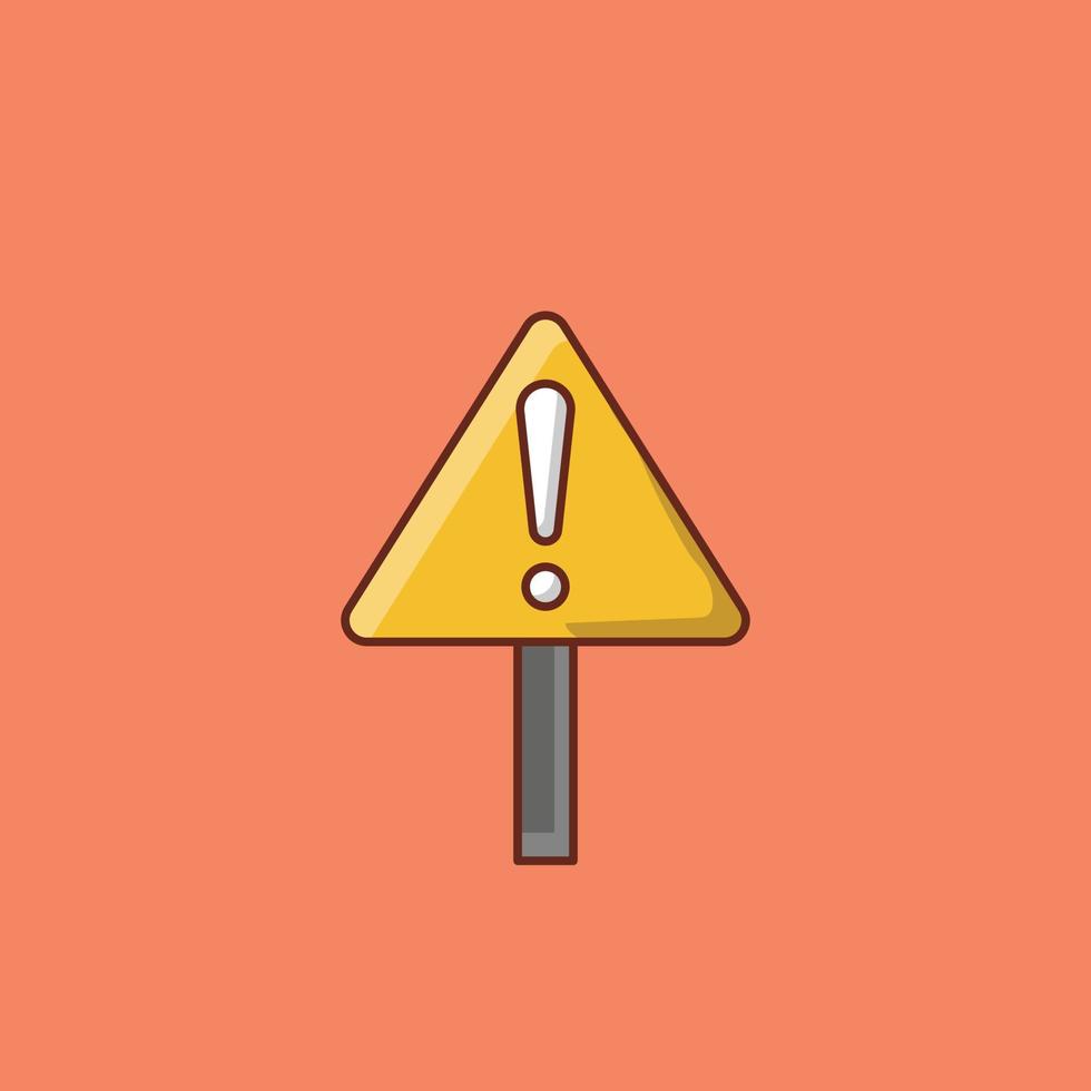 danger warning Vector illustration on a background. Premium quality symbols. Vector Line Flat color  icon for concept and graphic design.