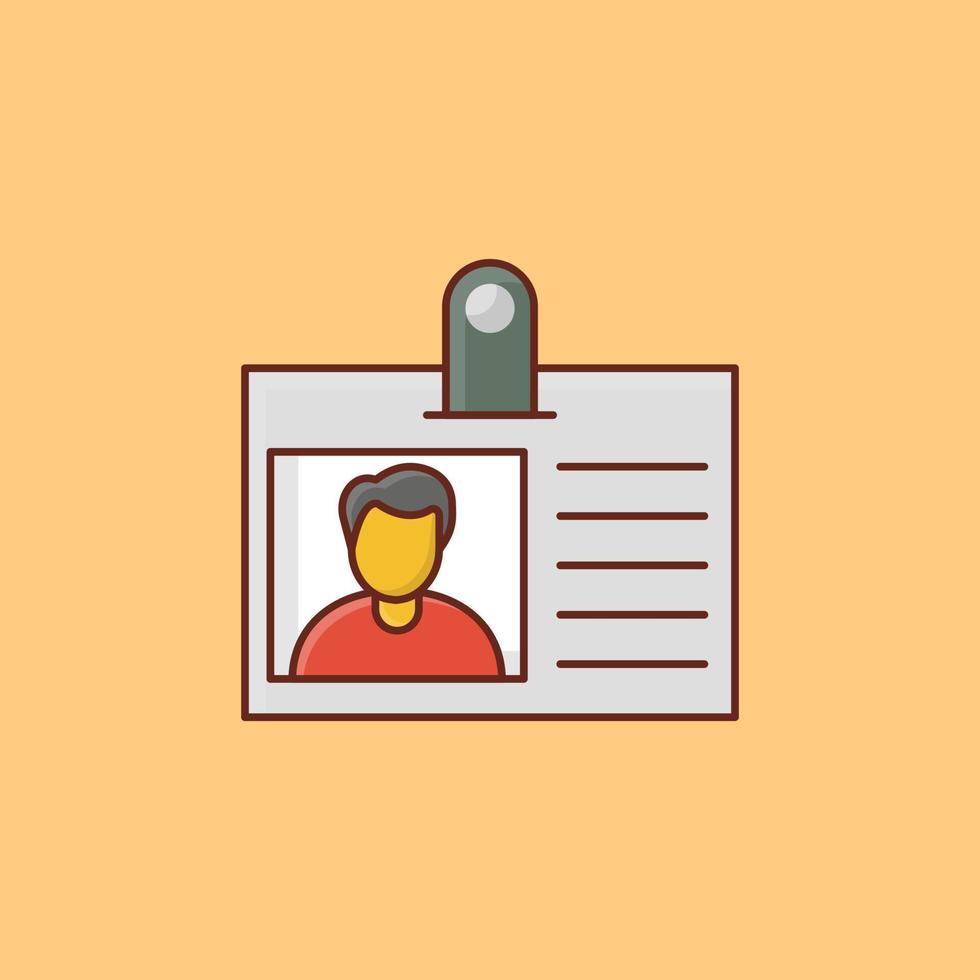id Vector illustration on a background. Premium quality symbols. Vector Line Flat color  icon for concept and graphic design.