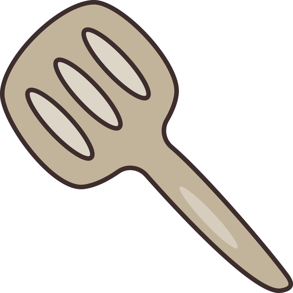 spatula Vector illustration on a transparent background. Premium quality symbols. Vector Line Flat color  icon for concept and graphic design.