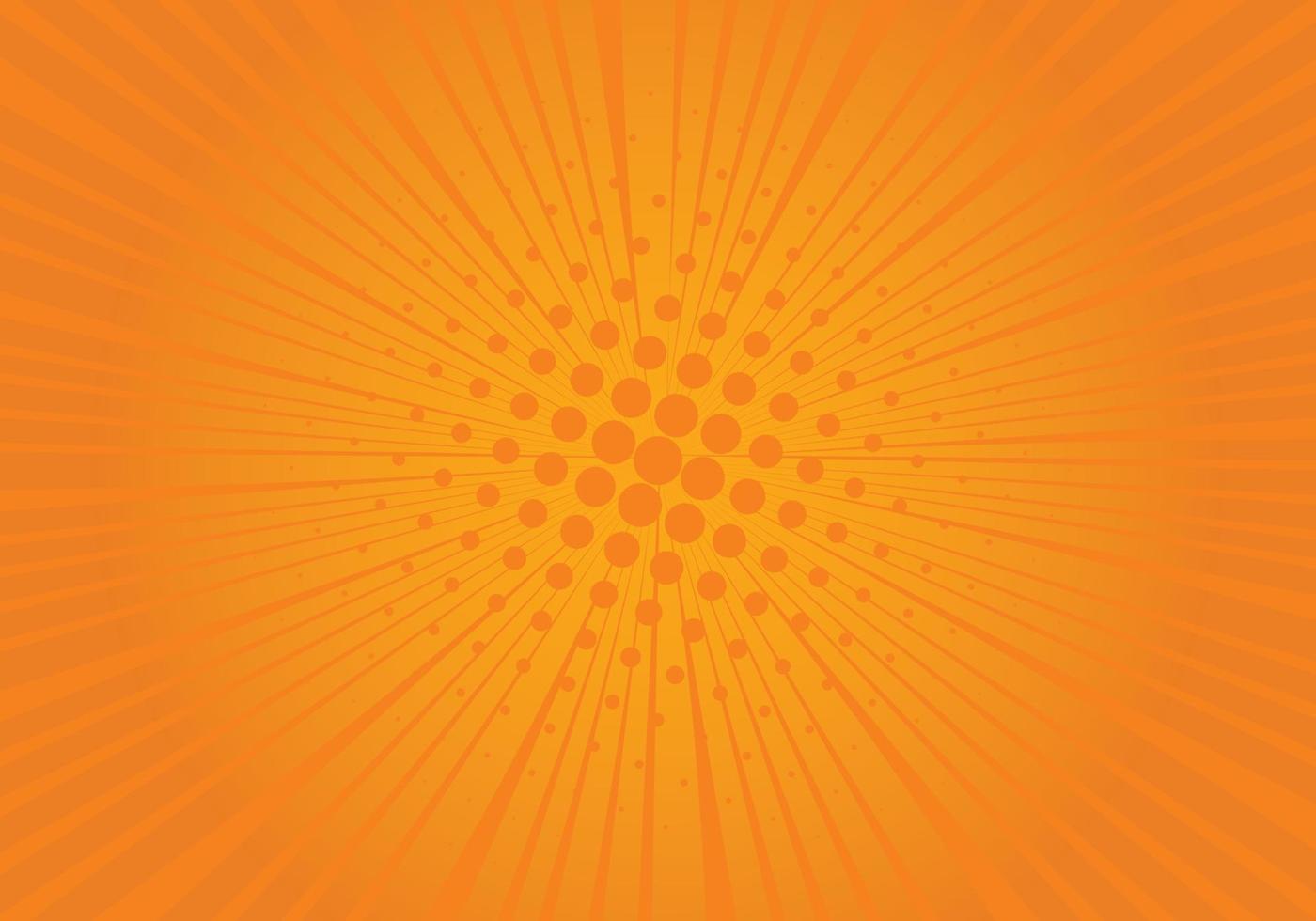 comic background halftone dots yellow color vector