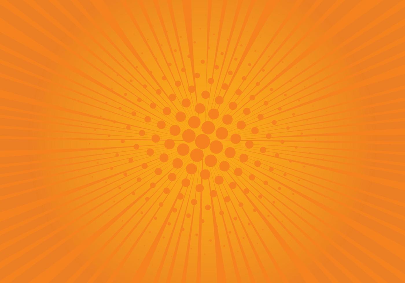 fondo cómico puntos de semitono color amarillo vector