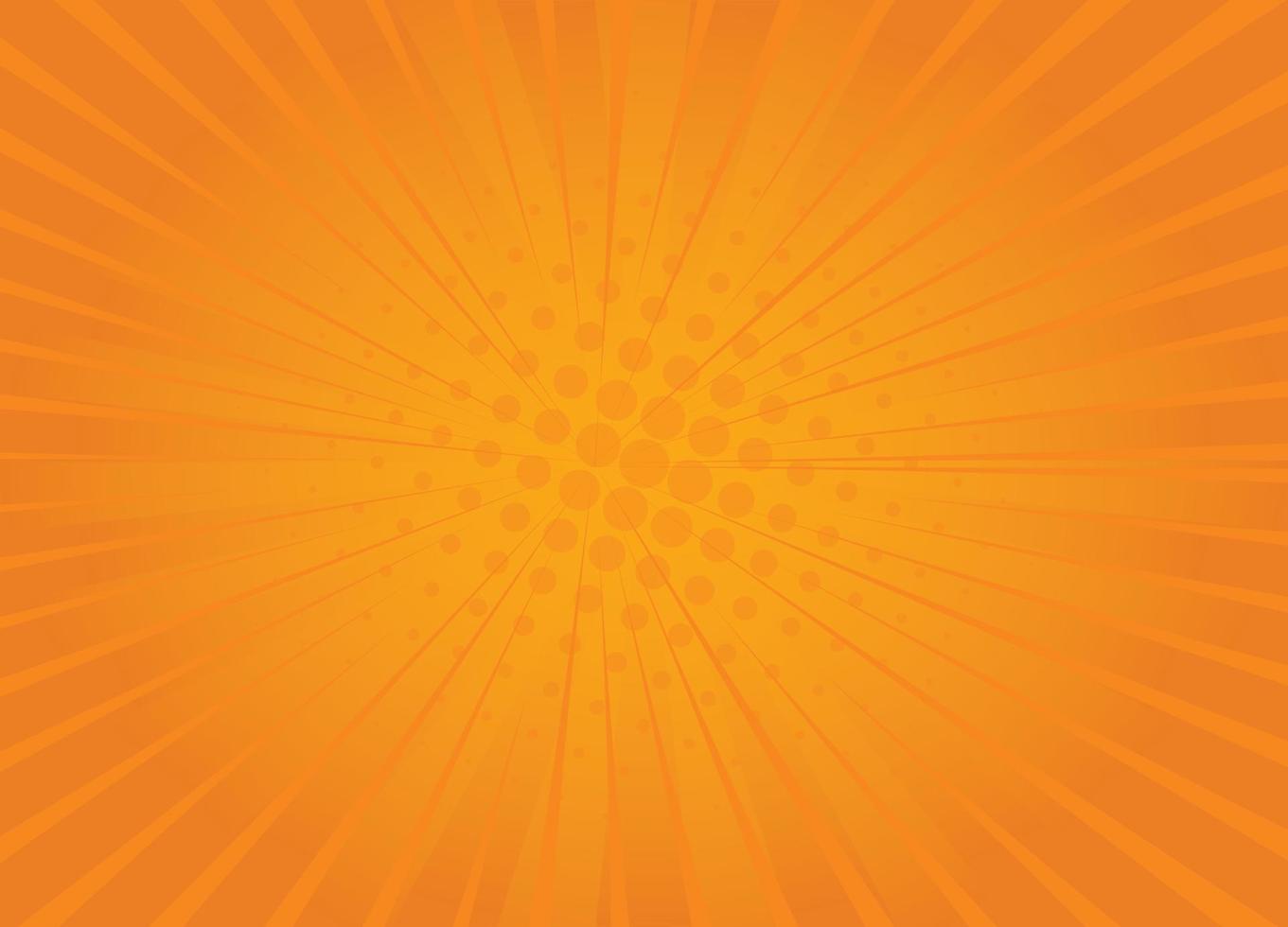 comic background halftone dots yellow color vector