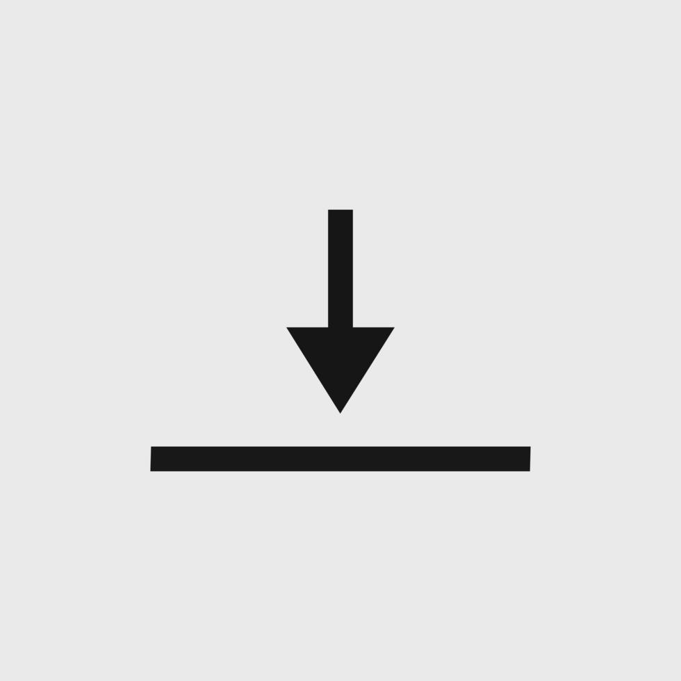 download icon vector on white background
