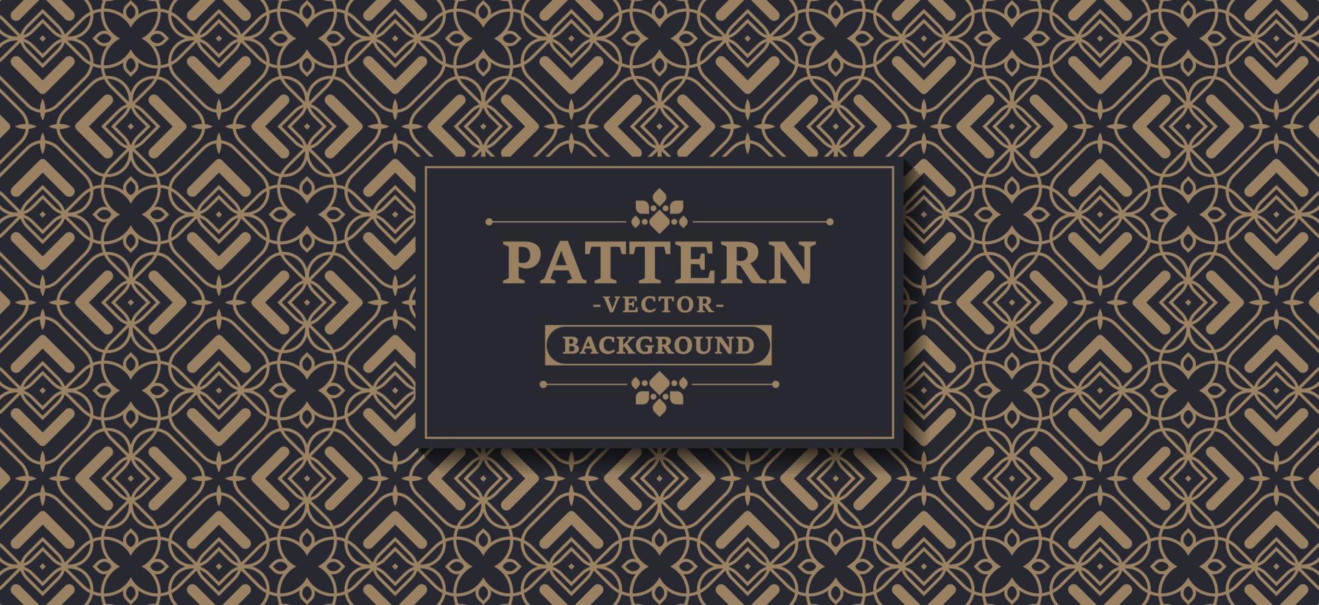 elegant pattern vintage style background vector